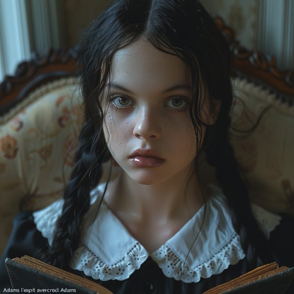 Incarnez l'esprit addams avec la robe mercredi addams